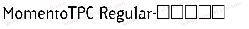 MomentoTPC Regular字体转换